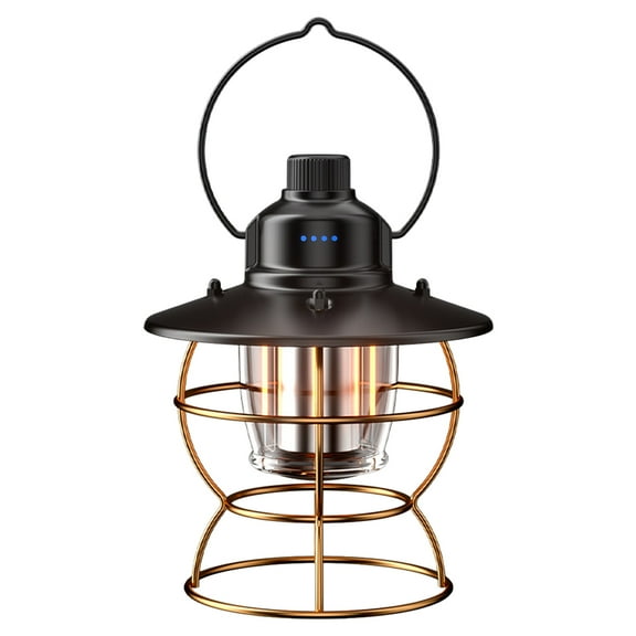 KAKOWELY Retro Style Lantern Aluminum Alloy 1Set 7.2X5.5In