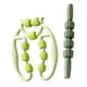 thumbnail image 4 of 2 rodillos de masaje circulares para piernas, herramienta de masaje de piernas de mano para entrenamiento y fitness. verde, 4 of 9