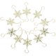 thumbnail image 4 of 10pcs Partes de navidad de navidad Xmas Snowlake Sobrehock Panger Compañeros de chimenea, 4 of 5