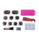 thumbnail image 1 of Herramientas de reparación de parches de neumáticos para bicicletas Duuti con ciclo de almacenamiento Mantenimiento del ciclo Kit de punción para ciclismo de emergencia deportiva rosa Inevent OD003440-03B, 1 of 7