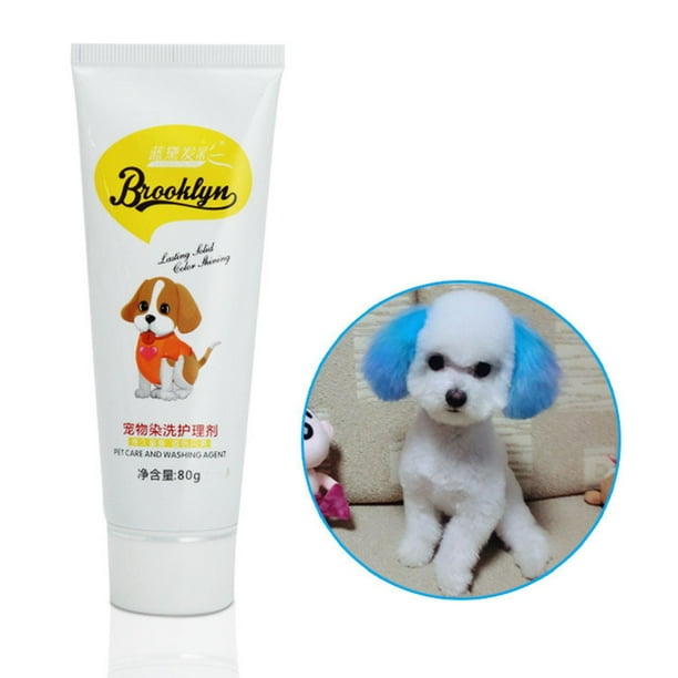 Tinte para el pelo de perros Tinte para perros Tinte para el pelo de mascotas Tinte para el pelo de mascotas Crema para teñir el pelo de mascotas azul