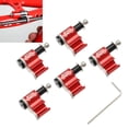 thumbnail image 2 of tredstone Bike Cable Guide Hydraulic Brake Line Holder Hose Wire Clips Clamps Red, 2 of 9