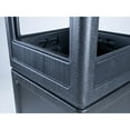 thumbnail image 5 of Commercial Zone 73290199 Dome Lid Square 42 Gallon Waste Container Bin, Black, 5 of 5