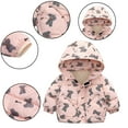 thumbnail image 4 of Esaierr 3 Months-4 Years Boys Girls Printed down Coats Jacket,Winter Long Sleeved Coats Jacket,Cardigan Jacket Knit Top for Baby Toddler, 4 of 6