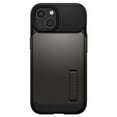 thumbnail image 4 of Spigen iPhone 13 MINI Slim Armor Back Cover Kickstand, Gun Metal 5.4in, 4 of 4