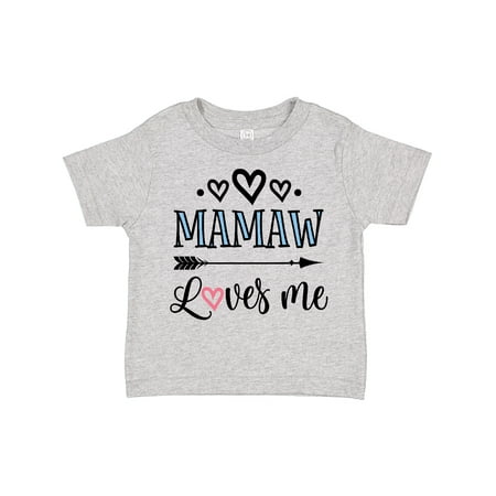 

Inktastic Mamaw Loves Me Grandchild Gift Toddler Toddler Girl T-Shirt