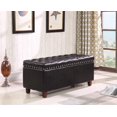 thumbnail image 3 of Nathaniel Home Brantley Faux Leather Storage Ottoman, Black, 3 of 8