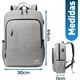 thumbnail image 5 of Mochila con Manija de Metal, Bluelander, Estilo Moderno, Gris Bluelander MON-HS120, 5 of 6
