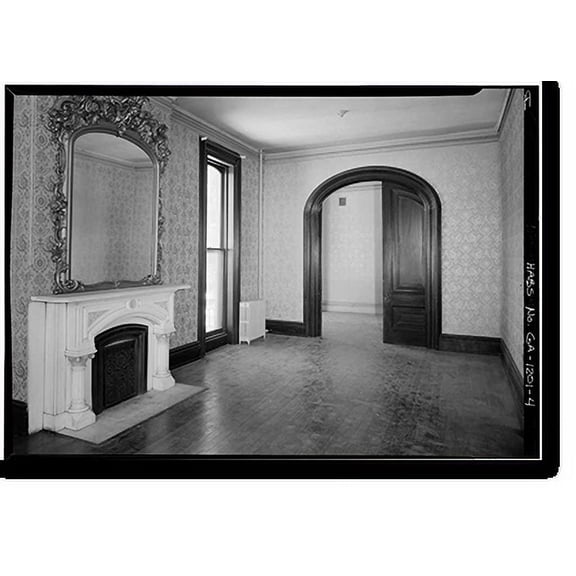 Historic Print, Samuel P. Hamilton House, 330 Abercorn Street, Savannah, Chatham County, GA - 4, 16" x 20"