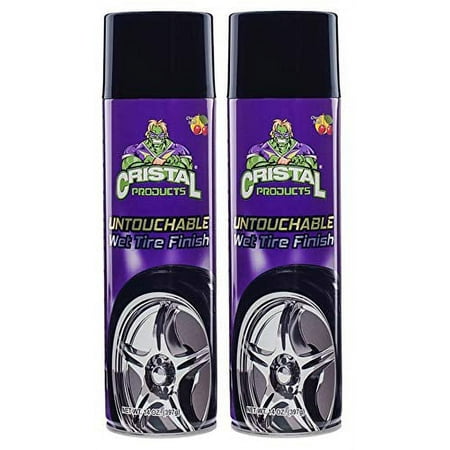 Cristal Products Untouchable Wet Tire Shine, 16 oz, 2 Pack