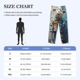 thumbnail image 4 of Bixox Men's Whimsical Goat Artist Patterned Pajama Pants with Pockets Lounge Clothes for Home, 4 of 5