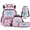 Blue Bow Volleyball, variant on Yspwyqan Pink Polka Dot Bow School Backpack Set 4Pcs with Lunch Box Pencil Case Water Bottle Bag, 17 Inch Multi-Pocket Lightweight Bookbag for Elementary Middle School