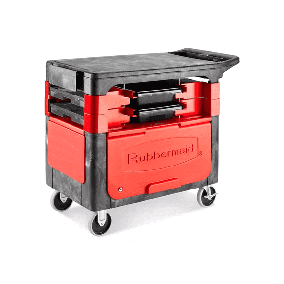 Rubbermaid Commercial Rolling Tool Chest, Black carrito herramientas