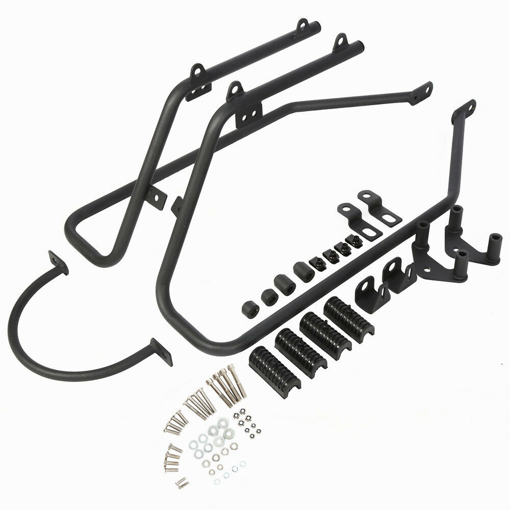 FLH Saddlebag Conversion Brackets mount Kit For HarleyDavidson Harley
