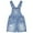 Blue-2451, variant on KIDSCOOL SPACE Big Girls Cute Jeans Shorts,Ripped Folded Hem Adjustable Straps Summer Denim Shortalls,Light Blue,7-8 Years