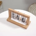 thumbnail image 1 of Calendrier Ornemental, Calendrier de Bureau en Bois, Calendrier de Tableau à Rabat, Performance Fiable, 1 of 8
