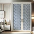 thumbnail image 7 of S4sassy Removable Contemporary Blue Wall Decor, Art Deco Fountain Print Textured Contact Paper for Walls, Cabinet, Self Adhesive Vinyl Wallpaper Roll, Waterproof Contact Paper - 25"x240" inch, 7 of 7
