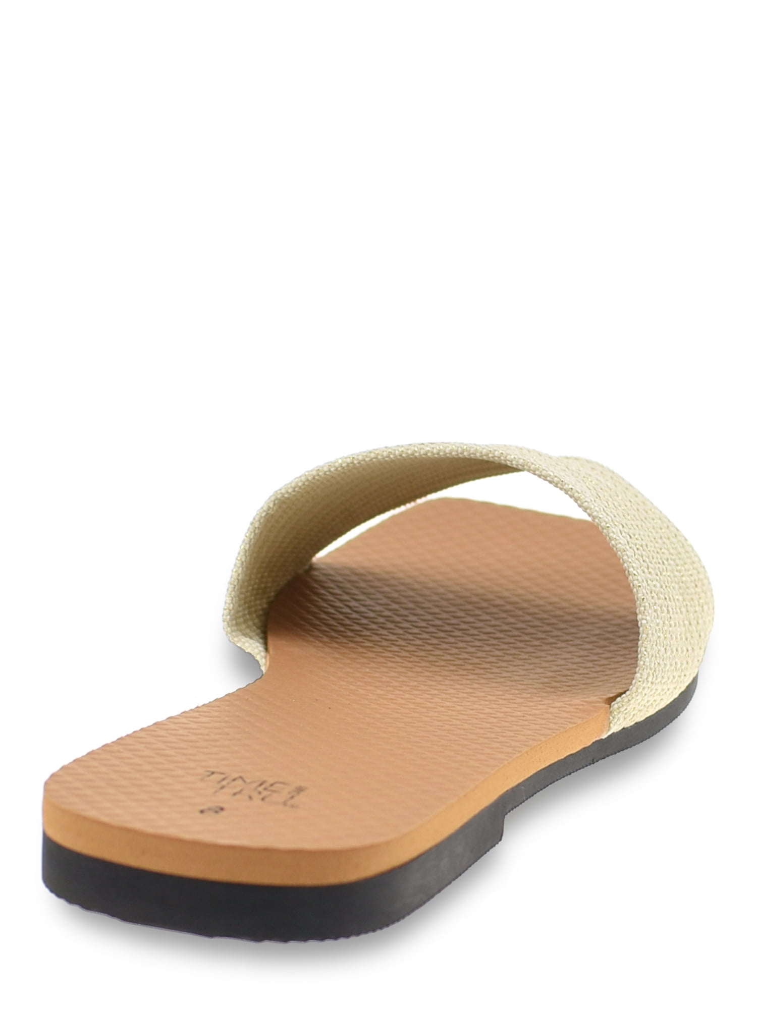 Time and Tru Women's Woven Slide Sandal