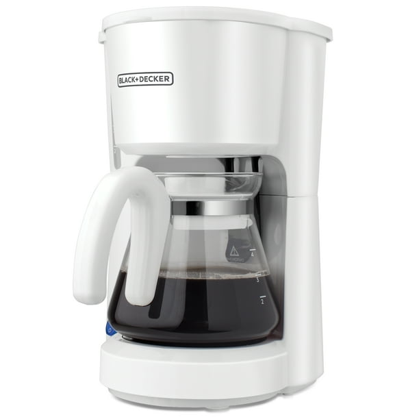Black & Decker 5 Cup Coffee Maker CM0701W Permanent Filter, Space
