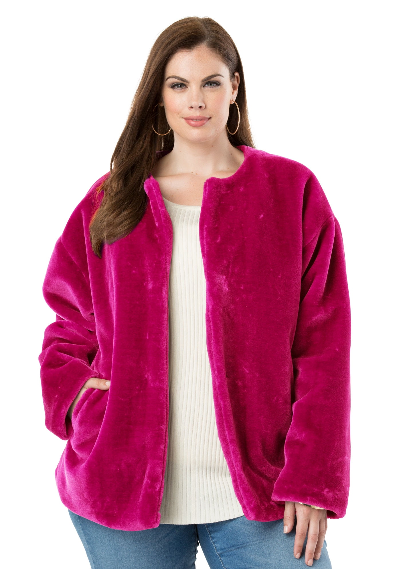 fur coat size 22