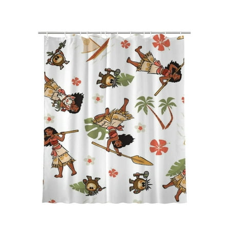 Moana Shower Curtain Bathroom Decoration Bath Curtain Waterproof Shower Curtain Home Decor