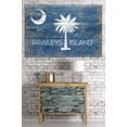 thumbnail image 3 of Pawleys Island, South Carolina State Flag, Rustic Painting (36x54 Giclee Gallery Art Print, Vivid Textured Wall Decor), 3 of 3