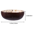 thumbnail image 2 of EeaseMX 1 cuenco de cáscara de coco natural para almacenar dulces y frutos secos., 2 of 7