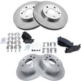 thumbnail image 2 of TRQ Front and Rear Brake Pad & Rotor Kit Brake Pads Brake Rotor Semi-Metallic Fits Select 2007-2012 Lexus ES350 2008-2012 Toyota Avalon 2007-2011 Camry, 2 of 7