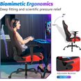 thumbnail image 4 of PayLessHere Gaming Chair Ergonomic High, Adjustable Lumbar Support, Armrests, and Racing-Inspired Design for Office and Home Use, Red, 4 of 7