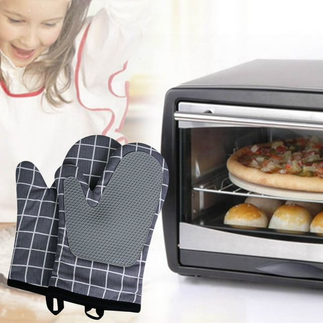 WREESH Gants de Cuisson pour Micro-Ondes Protection contre la Chaleur Fournitures pour Four à Micro-Ondes