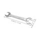 thumbnail image 2 of unbranded 10Ud Tuerca De Seguridad Flange Con Inserto De Nylon Acero Inoxidable Autobloqueante Plata, 2 of 7