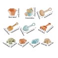 thumbnail image 3 of Complete Beach Toy Set for Kids Outdoor Summer with Sand Shovels Rakes and Watering Can 10PCS, 3 of 7