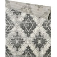 thumbnail image 3 of L'Baiet Kimberly 3D Gray Medallion Hi-Low Moroccan 4' x 6' Fabric Area Rug, 3 of 5