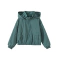 thumbnail image 4 of Boys Girls Waterproof Rain Jacket Lightweight soft Kids Windbreaker Hooded Coat Size 7-8 Years, 4 of 8