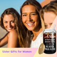 thumbnail image 2 of Sisters Gifts from Sister-Sister Birthday Gifts-16 oz Glass Cups Mothers Day Christmas Gifts for Sister,Soul Sister, Big Sister, 2 of 6