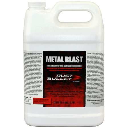 Rust Bullet - Metal Blast Metal Cleaner Rust Dissolver and Rust Remover - Gallon