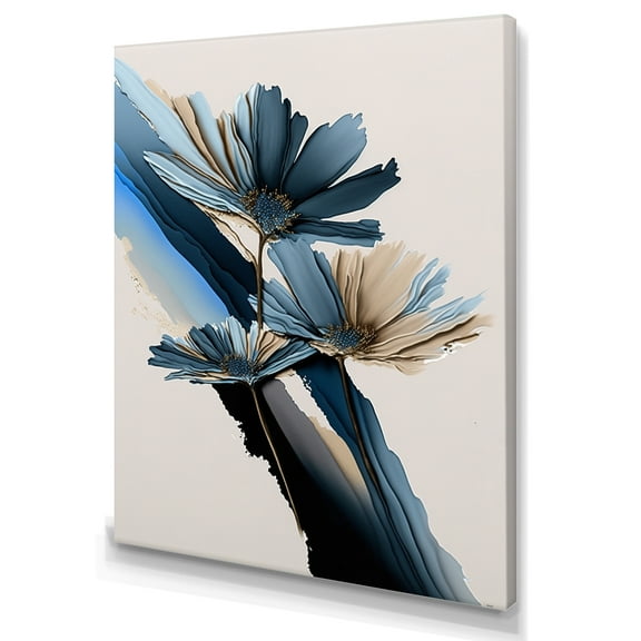Designart Hyperrealistic Daisy Flowers II Canvas Wall Art
