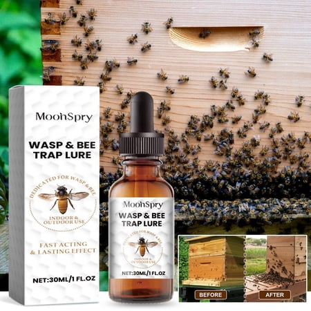 Bee Attractant Liquid Natural Bee Lure Essence for Beekeeping Garden & Farm Outdoor Use