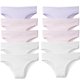 thumbnail image 1 of BZEL-Conjunto de bragas transpirables para mujer, ropa interior Sexy, cómoda, de algodón, a rayas, a la moda, 10 unidades, 1 of 4
