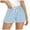 Light Blue, variant on TOWED22 Girls Soccer Shorts Toddler Athletic Running Dolphin Active Gym Workout Kids Quick Dry Shorts for Girls(Light Blue,11-12 Y)