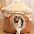 thumbnail image 4 of Pisexur Suministros para mascotas Ice Cream House Pet Kennel Cute Princess House Teasing Winter Warm Dog Kennel perros, gatos y animales.perros, gatos y animales, 4 of 7