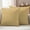 Ginger Yellow, variant on Hazy Blue Outdoor Waterproof Pillow Covers, Rustic Farmhouse Solid Color Decorative Square Throw Pillowcase Sofa Cushion Sham for Patio/Couch/Chair, 18"x18" 2 Pack
