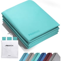 PROIRON Foldable Travel Yoga Mat 0.24" TPE, Folding Exercise Mat Non Slip for Yoga Pilates Camping Outdoors, Lightweight Packable, Green
