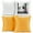 Orange, variant on Clara Clark Plush Solid Decorative Microfiber Square Throw Pillow Cover with Throw Pillow Insert for Couch, Orange, 20"x20"", 4 Piece Decorative Soft Throw Pillow Set