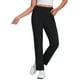 thumbnail image 3 of Pantalones BALEAF con forro polar de invierno impermeables para mujer, color negro XXL, 3 of 7