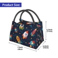 thumbnail image 2 of Balery Spaceships and Stars Bolsa de Aislamiento Portátil – Bolsa de Almuerzo con Forro de Aluminio Mejorado, Funda Impermeable y Fácil de Limpiar para Picnic y Caja de Almuerzo, 2 of 6