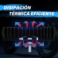 thumbnail image 5 of Par Faros Auxiliares Led De Lupa 6 Color Luz De Moto 44000lm 10 led Belug,  Negro, 5 of 5