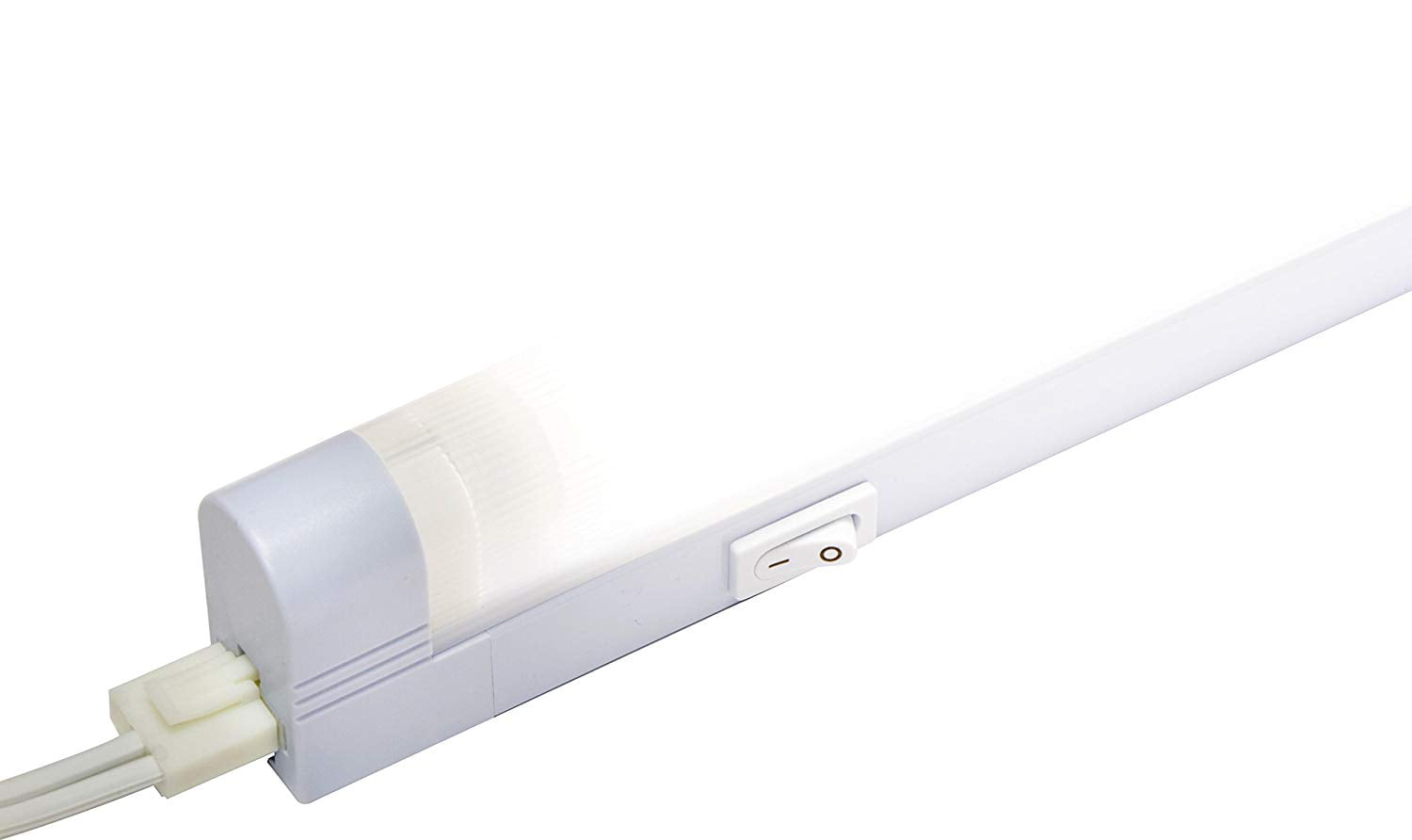 Power Cord Fluorescent Light Fixture Plug-in GE Slimline 14in F8T5 Bulb 5ft 