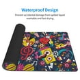 thumbnail image 3 of Naloa Rock Music Gaming Mouse Pad Large Mouse Mat Long Extended Desk Pad Non-Slip Rubber Mice Pads Stitched Edges Thin Pad (16x29.5 Inch), 3 of 8