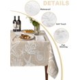 thumbnail image 5 of Rustic Coastal Suqare Tablecloth - 60 x 60 Inch, Sea Nautical Summer Beach Starfish Coral Waterproof & StainResistant Tablecloth, Washable Oil-proof Table Cover for Dining/Party/Wedding/Buffet, 5 of 9